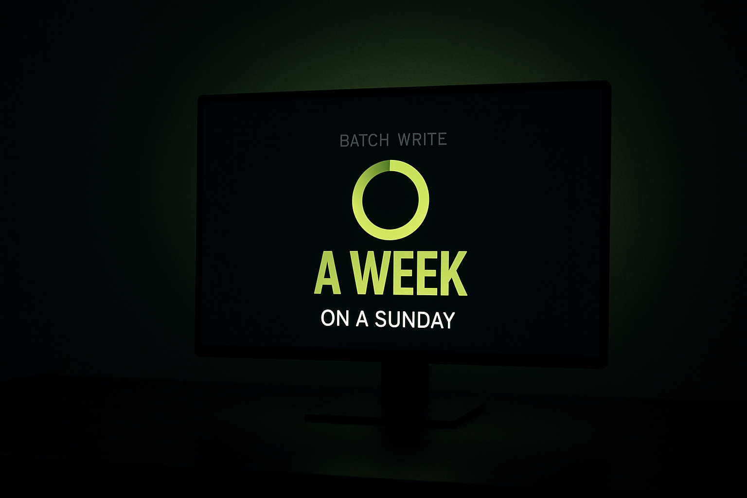How I Batch-Write a Week of Tweets on a Sunday